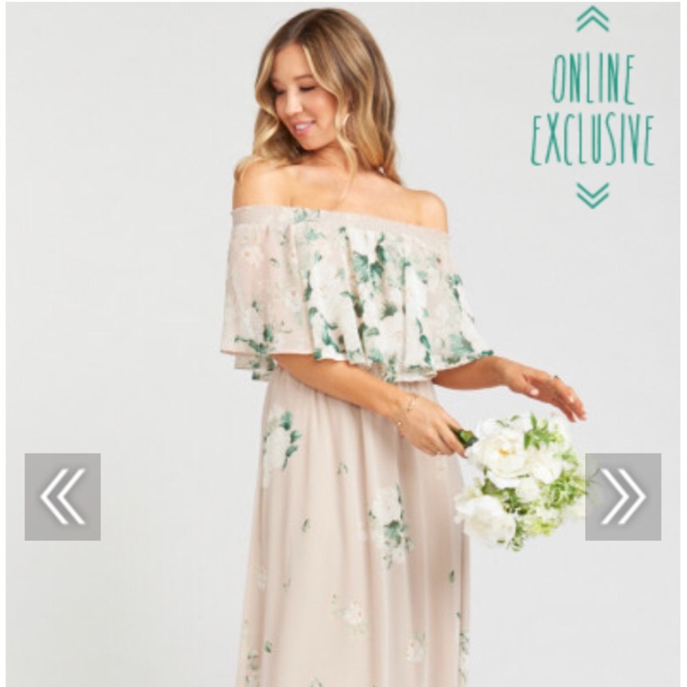 Show Me Your Mumu Hacienda Dress Bouquet Toss